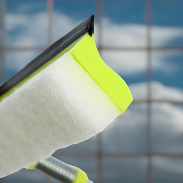 Стеклоочиститель с телескопической ручкой со съемной насадкой